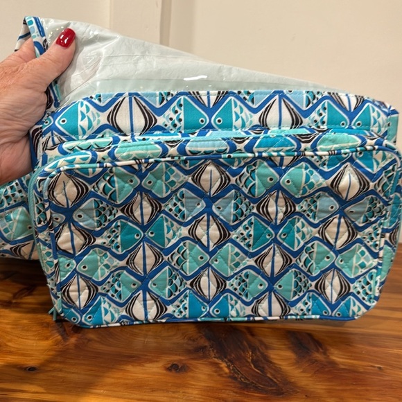 Vera Bradley's Go Fish Hanging Travel Organizer - Picture 6 of 7